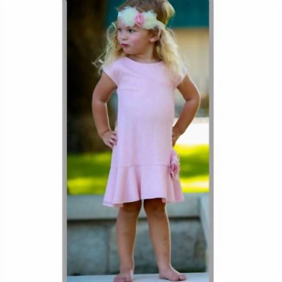 NEW DOLLS & DIVAS COUTURE "tyler" beautiful pink dress for toddlers in pink - Picture 3 of 3
